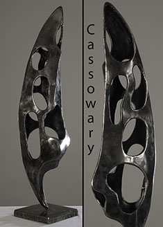 Metal Sculpture by Vermont Sculptor Alexandra Heller 