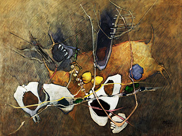Oil on canvas by Peter Heller