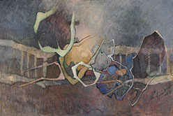 Oil on canvas by Vermont Painter Peter Heller 