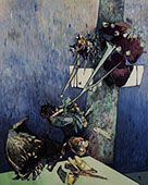 Oil on Wood by Vermont Artist Peter Heller 