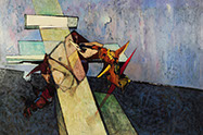 Oil on Wood by Vermont Artist Peter Heller 