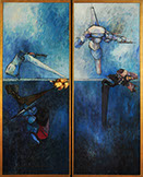 Oil on Plywood by Vermont Artist Peter Heller 