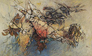 Oil on Plywood by Vermont Painter Peter Heller 