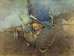 Oil on canvas by Vermont Painter Peter Heller 