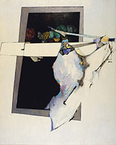 Oil on wood by Vermont Artist Peter Heller 