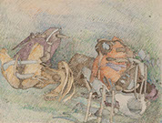 Pen Painting by Vermont Artist Peter Heller 