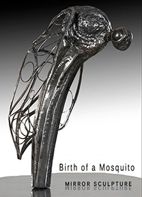 "Birth of Mosquito" Metal Sculpture by Vermont Sculptor Alexandra Heller 